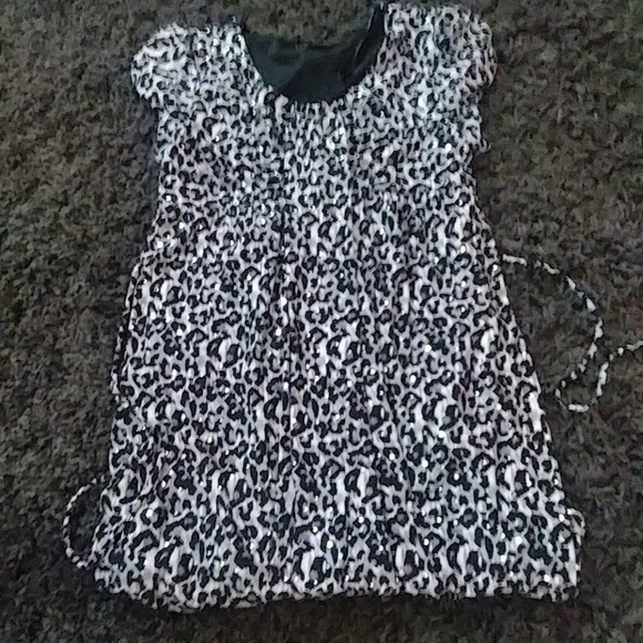 girls size 14 leopard print blouse - Picture 1 of 4